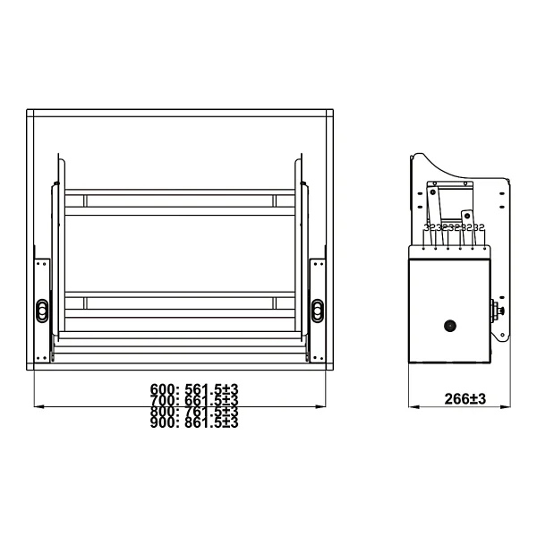 Rổ nâng hạ ORIA
