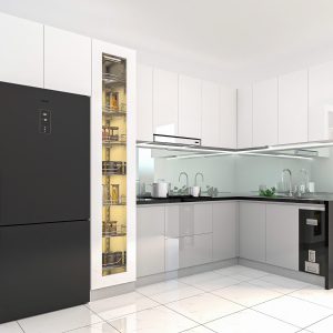 Tủ bếp Xám Đô Thị Lịch Lãm
