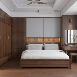 Tủ bếp Gỗ trầm đẳng cấp