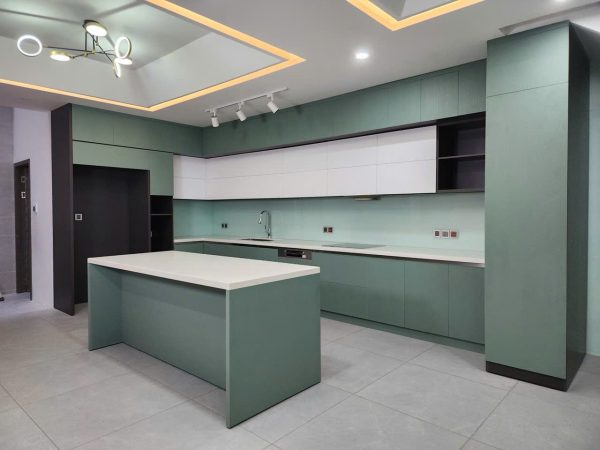 Tủ bếp Xanh Bạc Hà Tươi Mát